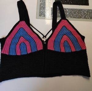 Steve Madden  Crochet crop top